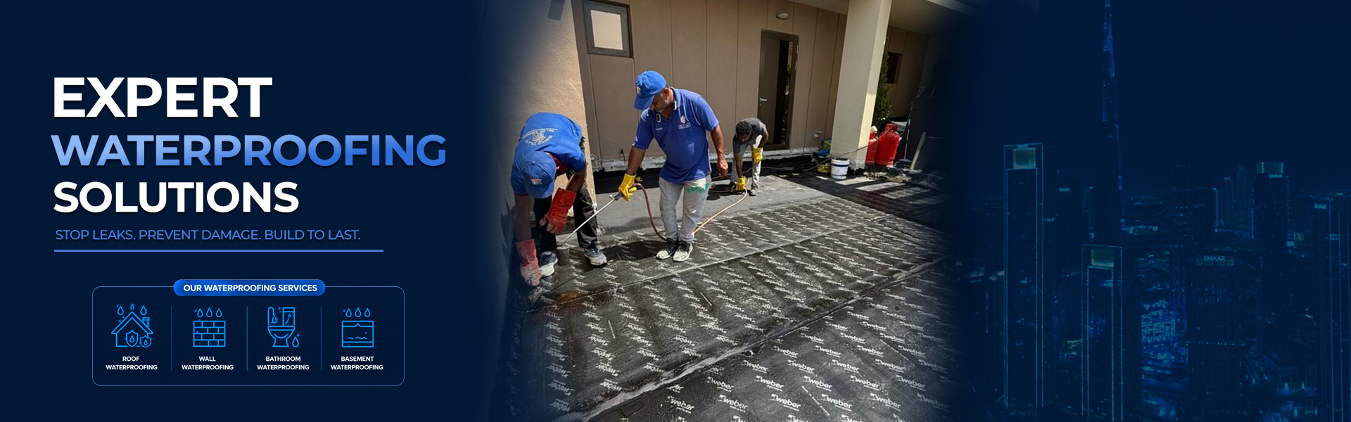 waterproofing banner image